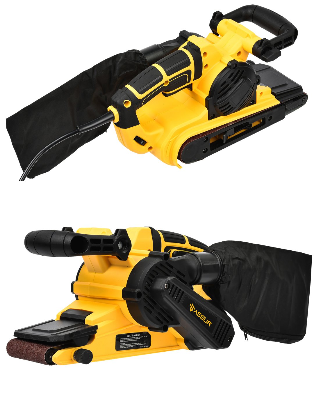 Assur ASR422 900W Elektrikli Vakumlu Tozsuz Cila Özellikli Tank Zımpara Makinesi Özellikler