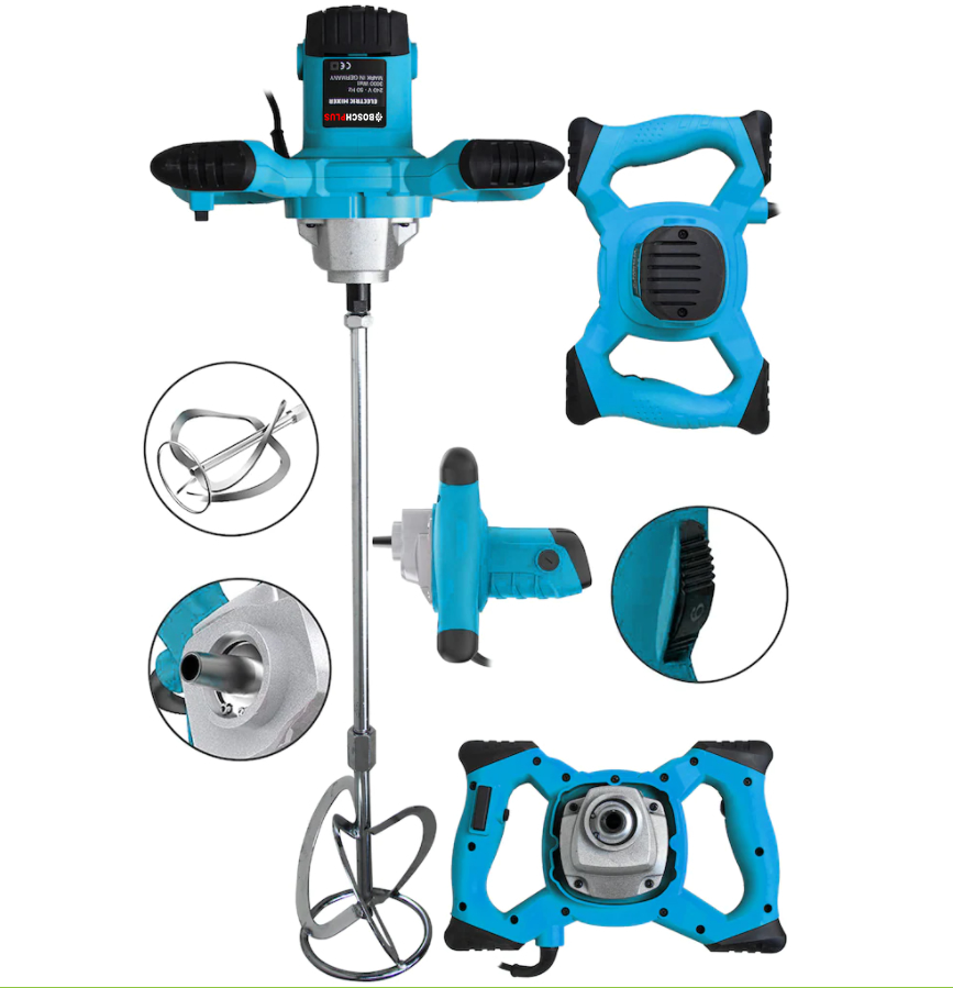 BoschPlus EEA190 Elektrikli Harç Boya Karıştırıcı Mikser 1400w