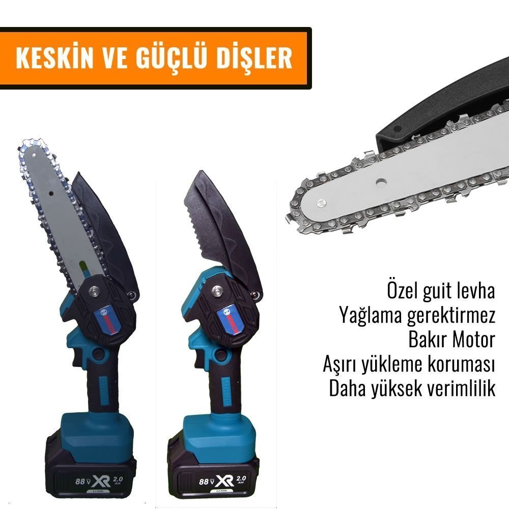 Bosch plus şarjlı dal budama özellikleri