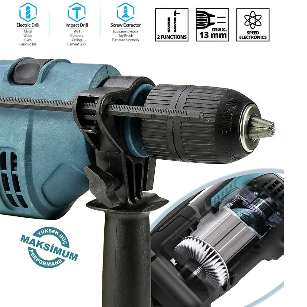 Bosch elektrikli darbeli matkap özellikleri