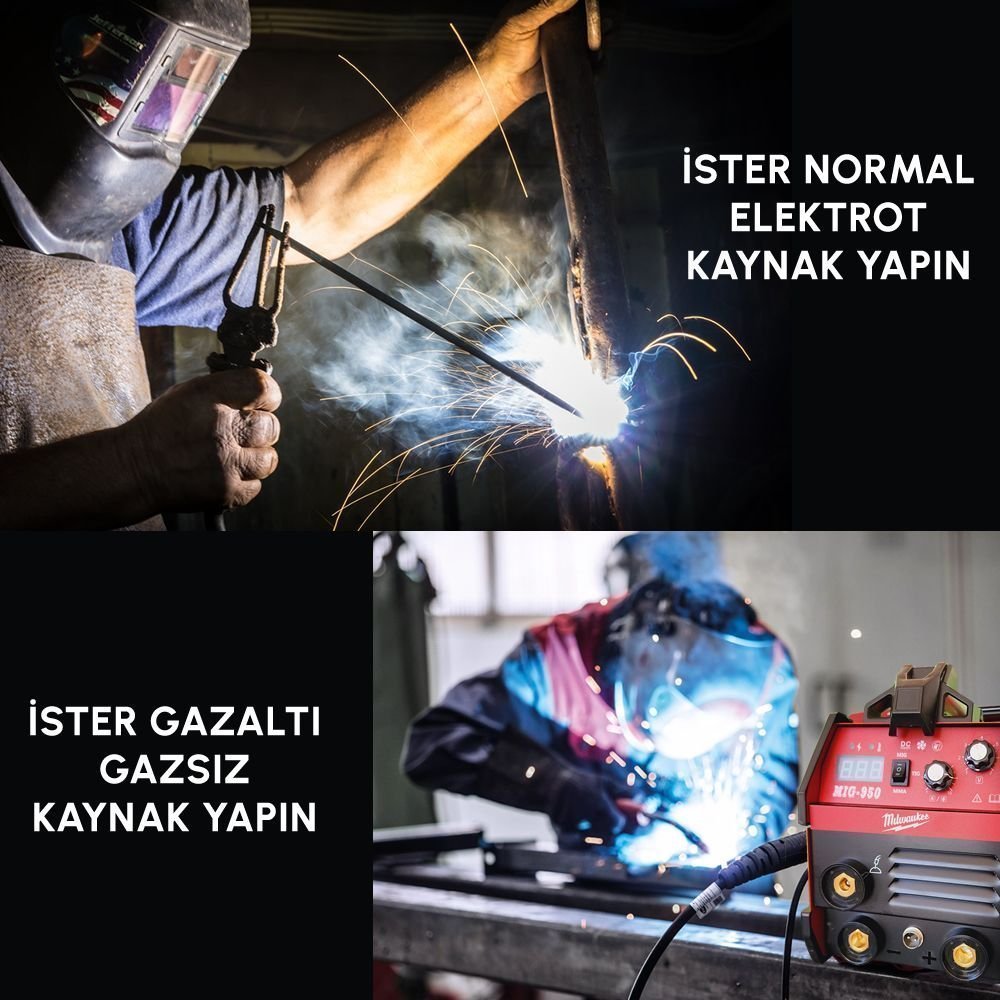 Milwaukee gazsız gaz altı kaynak makinesi teknik özellikler