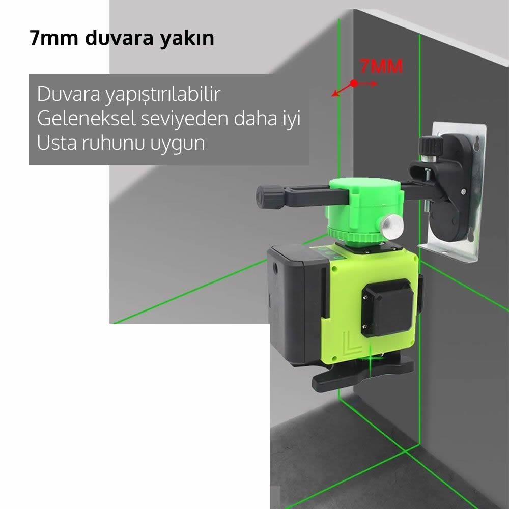 Bosch plus eea245 4d 12 köşe 360 derece hizalama lazer terazi metre özellikleri