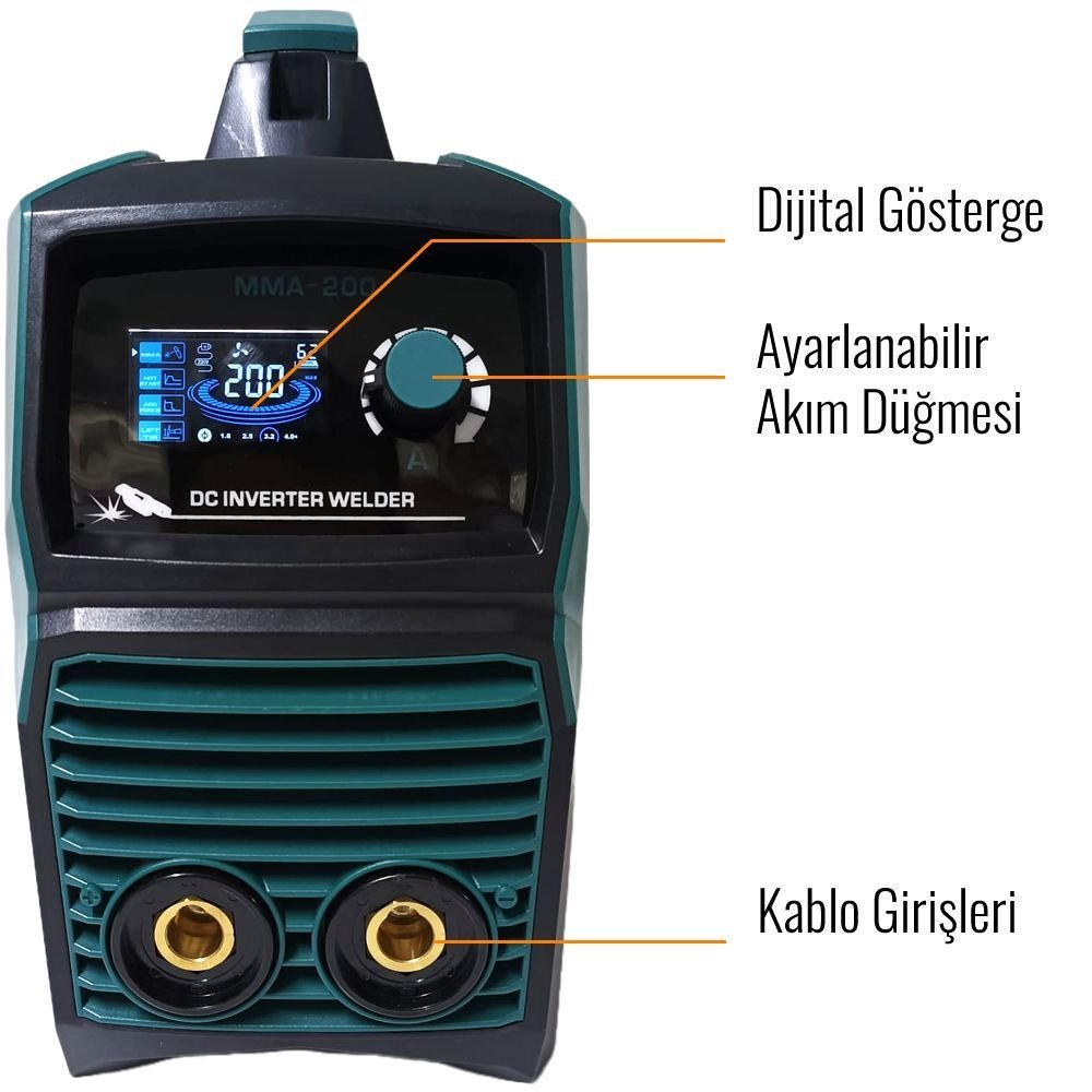 Bosch eea254 profesyonel inverter turbo çanta kaynak makinesi