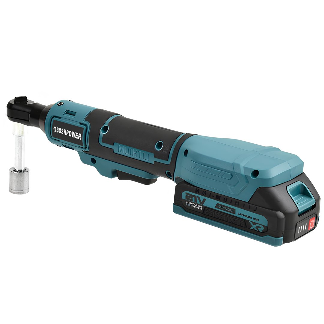 Boshpower EEA478 21V Akülü Darbeli Cırcır Kolu – 3/8'' Profesyonel Somun Sıkma & Sökme (Mavi) Özellikleri