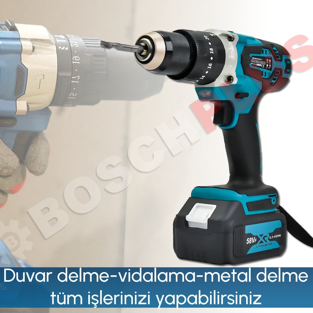 Bosch Plus EEA090 Akülü Ultra 4lü Set Makina 58vf 5ah vidalama matkap model ve fiyatları