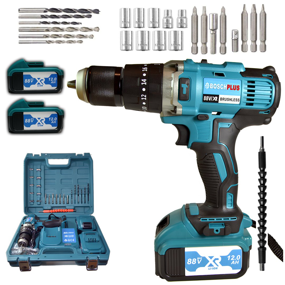 BoschPlus EEA206 Professional Şarjlı Matkap 88v 12ah