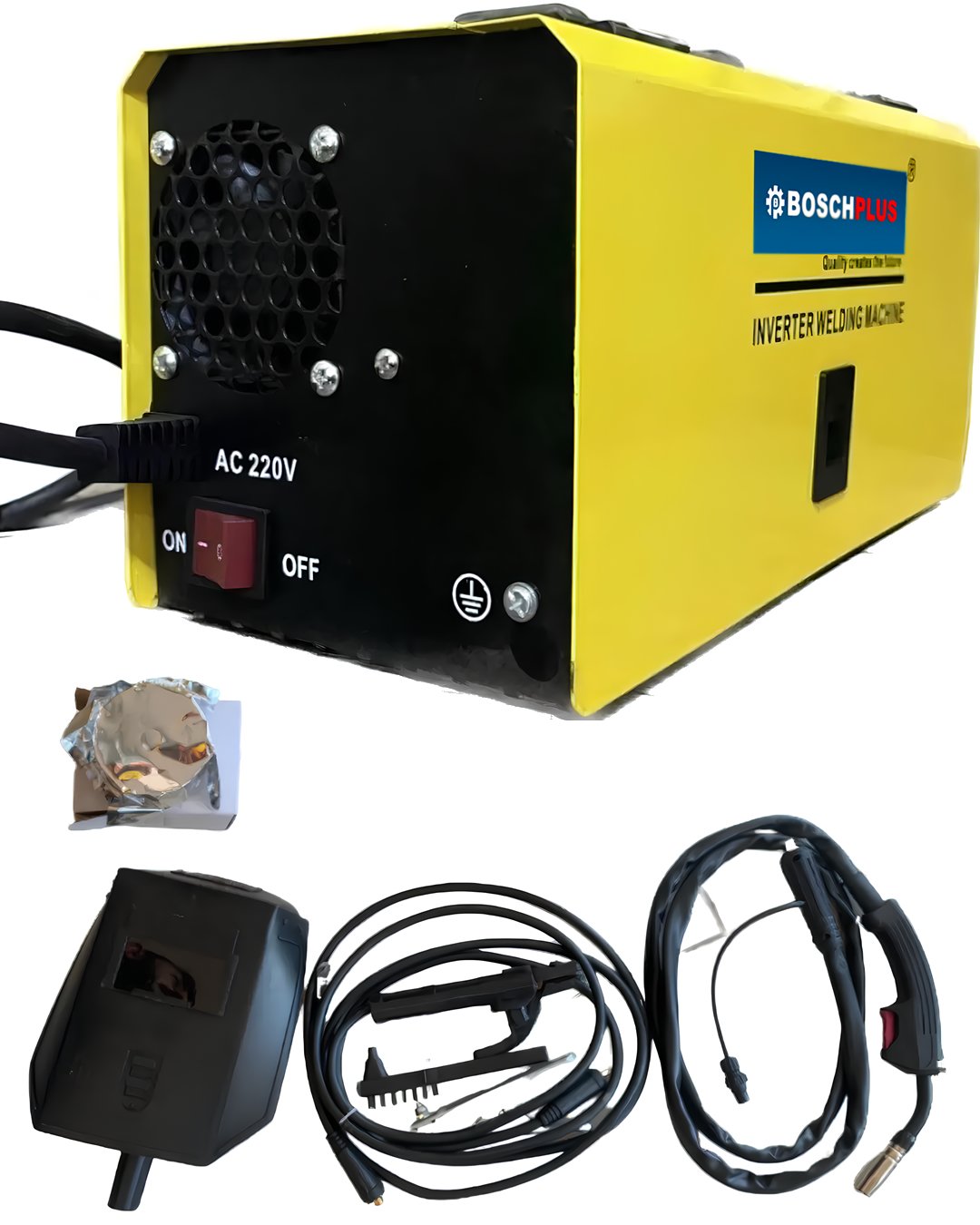 BoschPlus EEA240 Dijital Welding MIG600 Gazsız Gaz Altı Kaynak Makinesi 3 Fonksiyonlu Sarı teknik özellikler