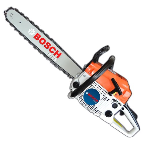 BoschPlus EEA357 Ekstra Güçlü 52CC Benzinli Ağaç Odun Dal Kesme Motoru Benzinli Testere Hızar Motoru (Turuncu Beyaz)