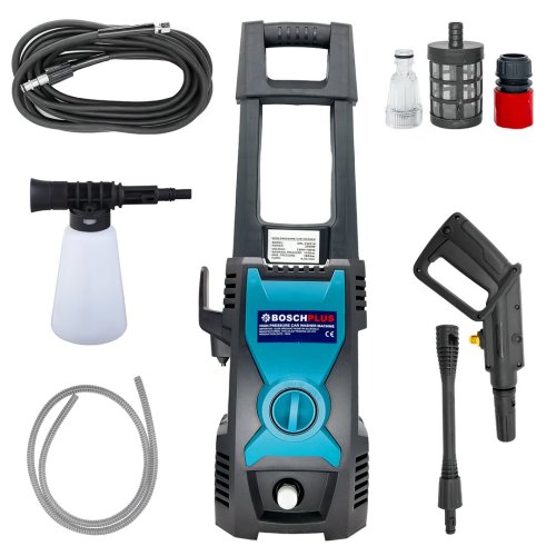 BoschPlus EEA351 Elektrikli 180 Bar Musluk ve Kovadan Su Çekme Yüksek Basınçlı Bahçe, Oto Yıkama Makinesi