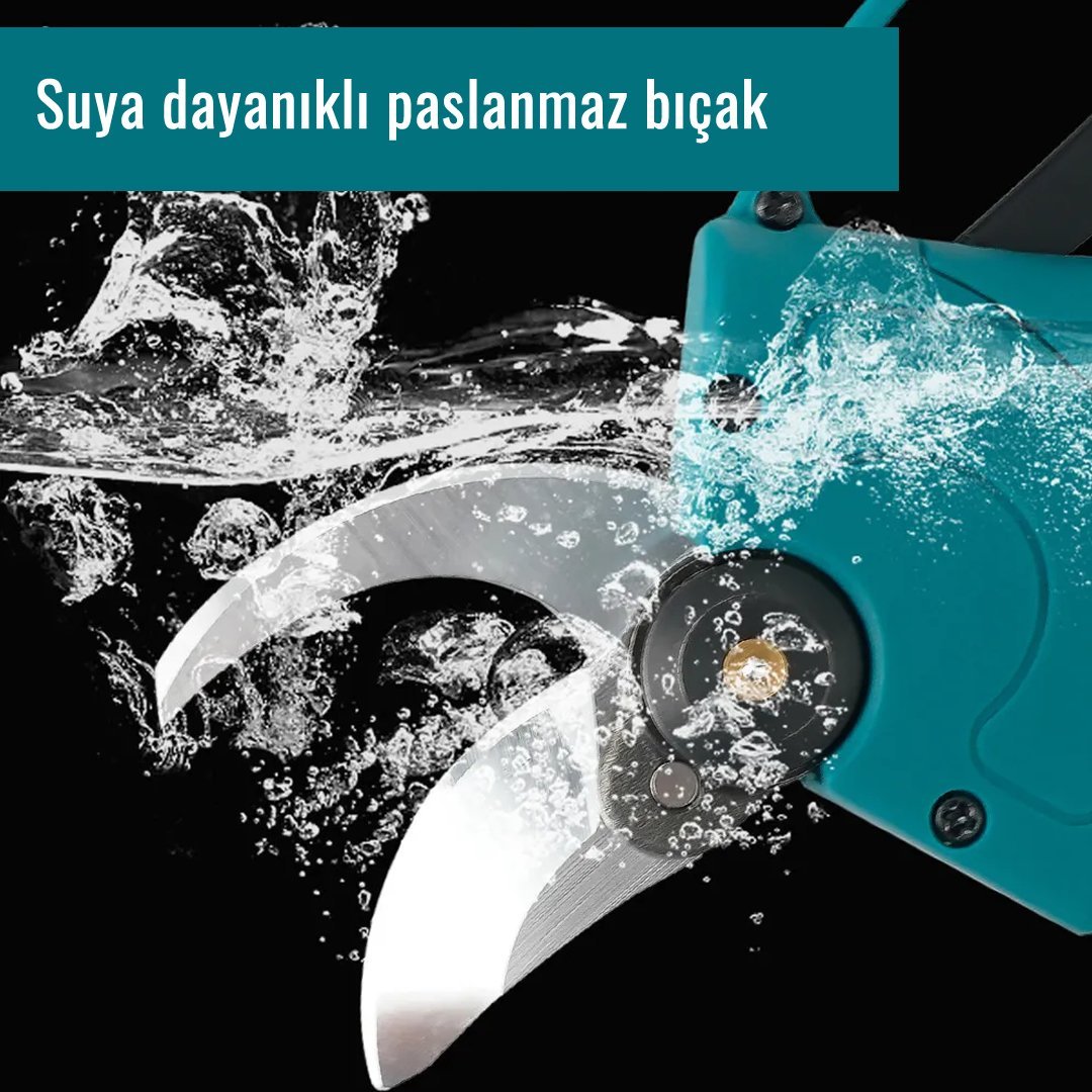 Bosch Plus EEA377 Yeni Akülü Dal Budama Makası 88vf suya dayanıklı