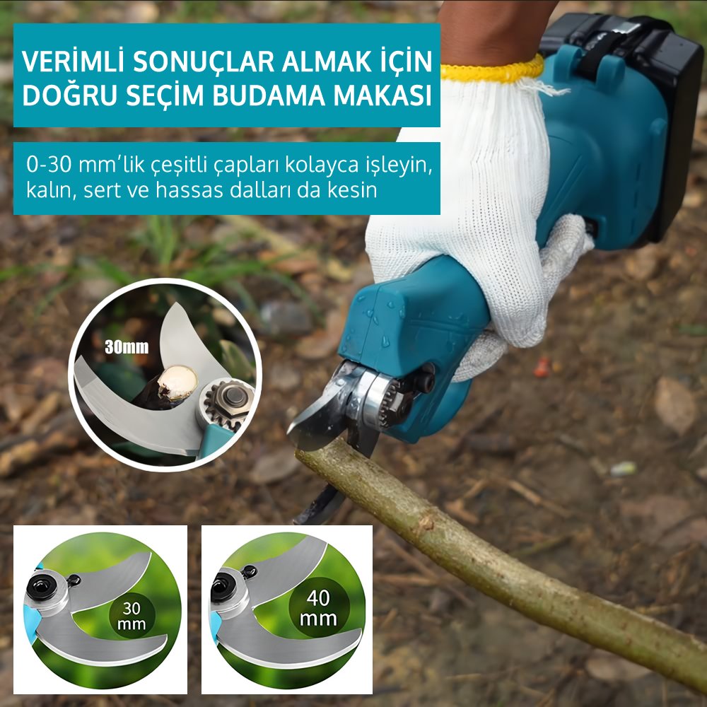 Bosch Plus EEA385 Profesyonel  Teleskopik Uzatmalı Akülü Dal Budama Makası 40mm 58Vf 10p MODEL VE FIYATLAR