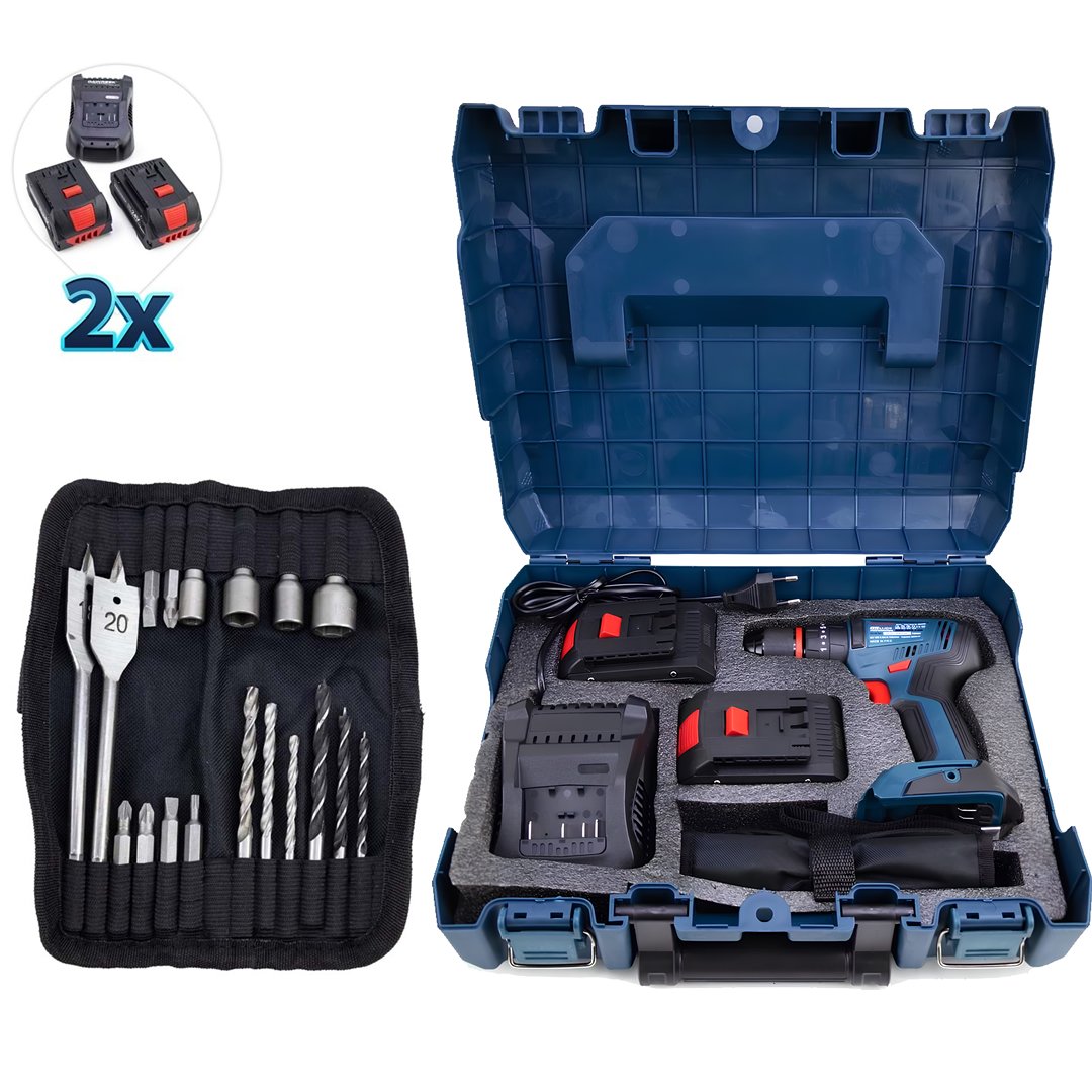 BoschPlus EEA475 Professional 24V 3Ah Vidalama Matkap Seti çantası