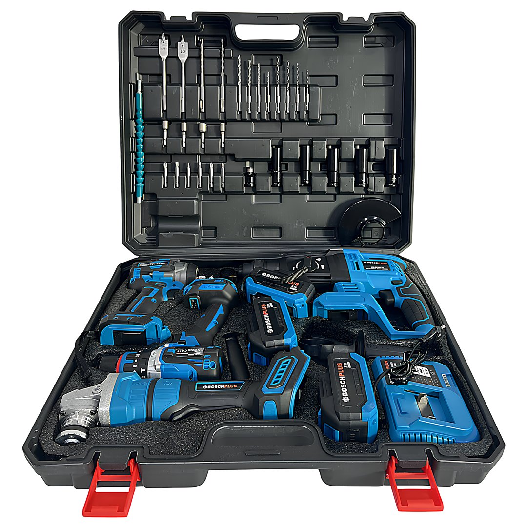 BoschPlus EEA481 Kömürsüz Akülü 4lü Set 21V 3ah taşıma çantası