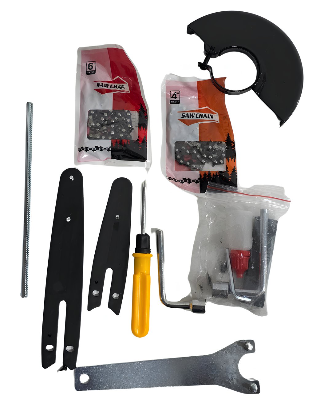 BoschPlus EEA486 Profesyonel Kömürsüz Akülü Kırmızı 6lı Set 21V 4ah aksesurlar