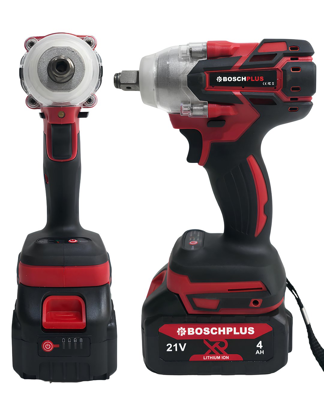 BoschPlus EEA486 Profesyonel Kömürsüz Akülü Kırmızı 6lı Set 21V 4ah Somun sökmeözellikleri
