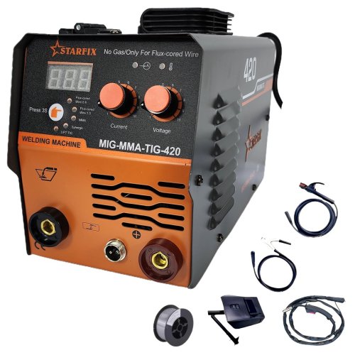 BoschPlus Starfix EEA362 MIG MMA TIG 420 3 Fonksiyonlu Gazsız Gaz Altı Kaynak Makinesi