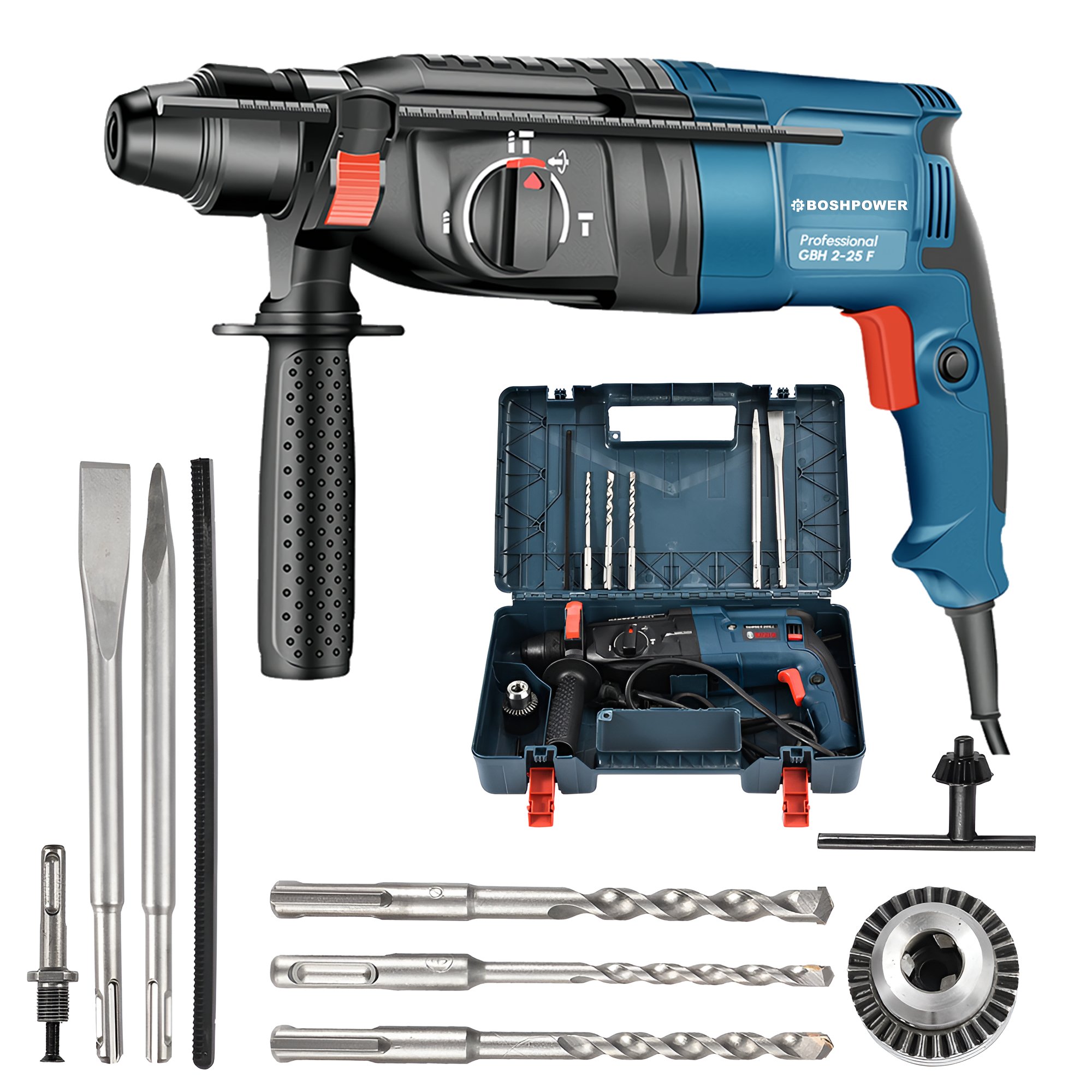 Boshpower EEA104 Professional Gbh 2-28f Pnömatik Kırıcı Delici