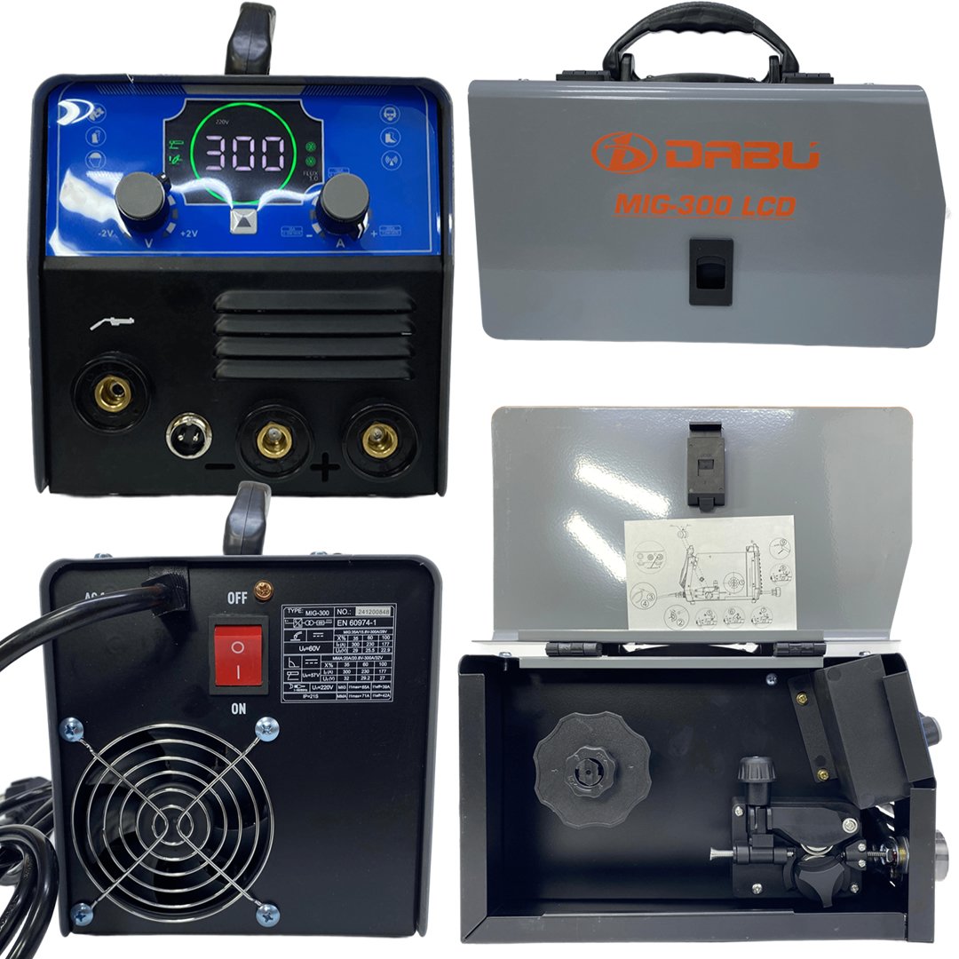 Dabu EEA425 MIG-300 LCD Ekran 3 Fonksiyonlu LIFTTIG MIG MMA Gazsız Gaz Altı Kaynak Makinesi kullanımı