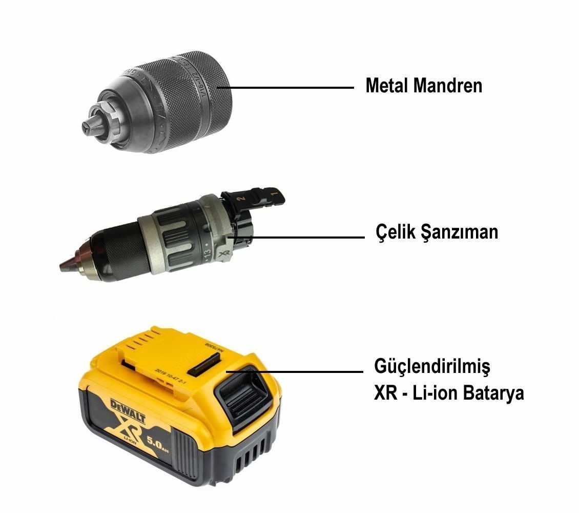 Dewalt 58vf akülü matkap modelleri