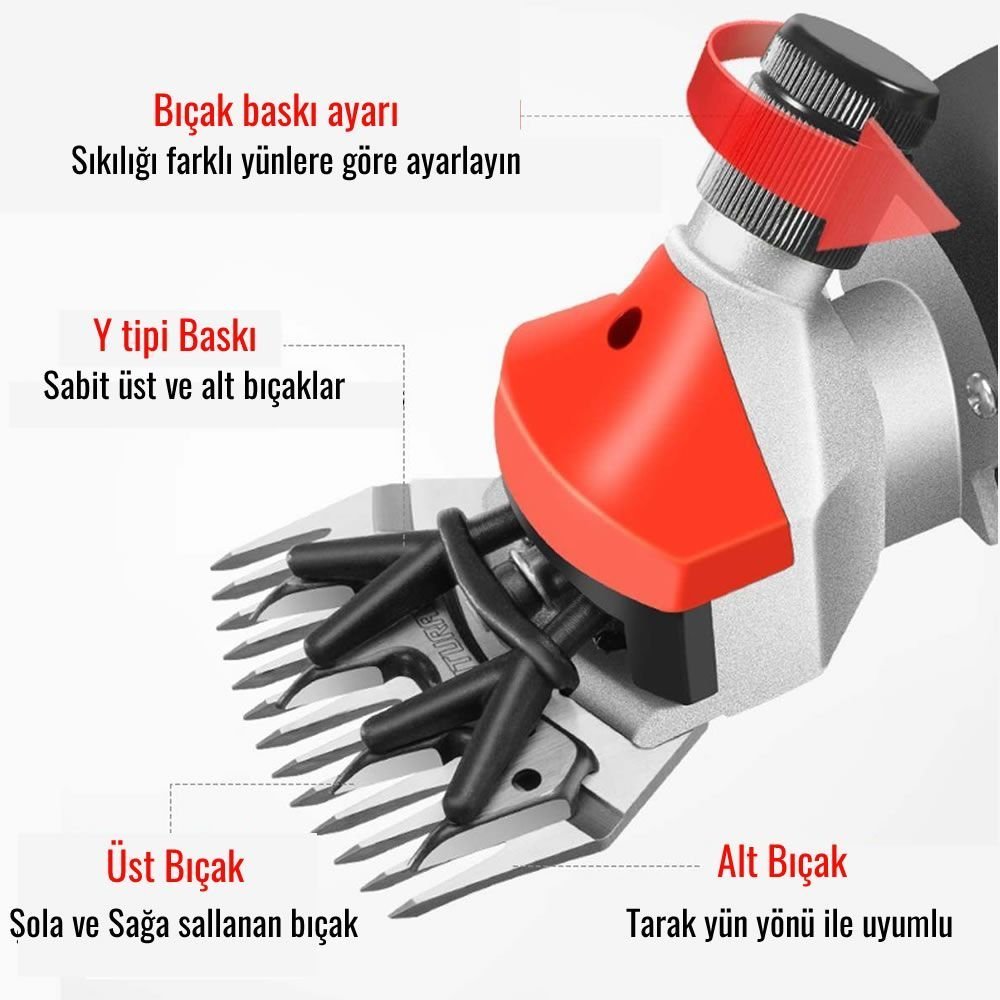 Ekinler koyun keçi kırkma makinesi teknik özellik ve kullanım