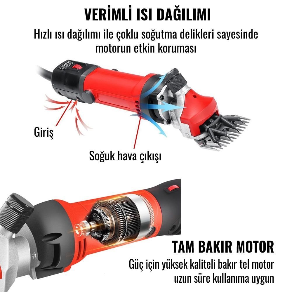 Koyun keçi kırkım makine özellikleri