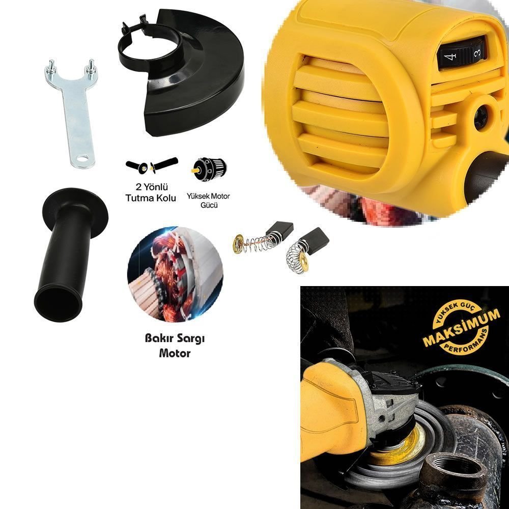 dewalt devir ayarlı avuç taşlama özellikleri