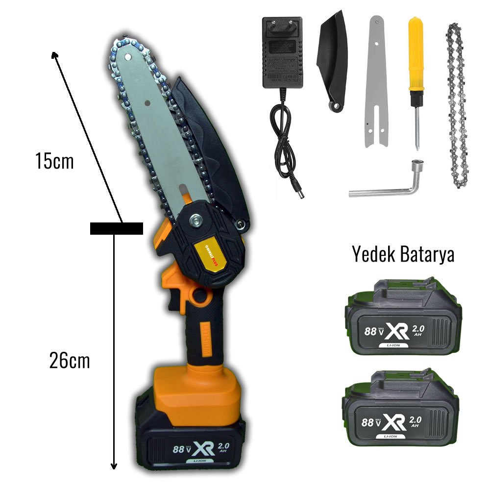 Dewalt 88v şarjlı dal budama testeresi modelleri