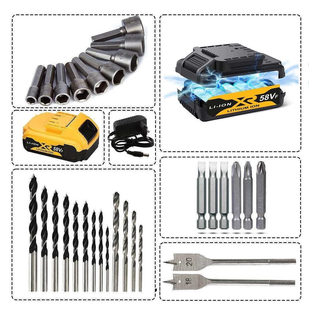 Dewalt plus çelik mandrenli şarjlı matkap seti özellikleri