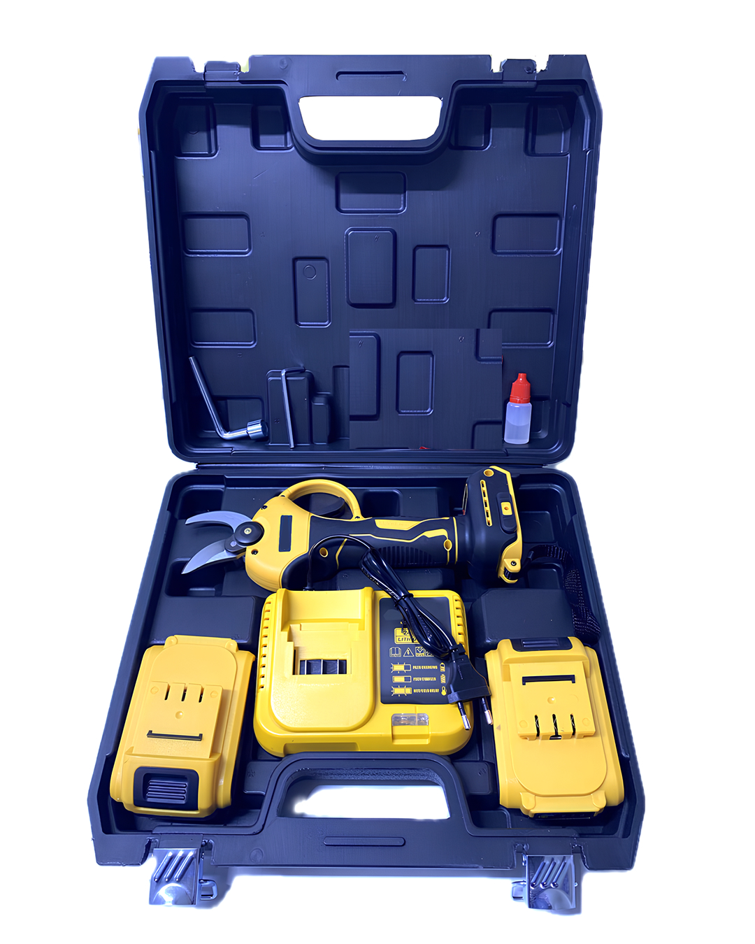 Dewalt Plus EEA387 Akülü Kömürsüz Dal Budama Makası 40mm 24v 5p (Sarı) çantası