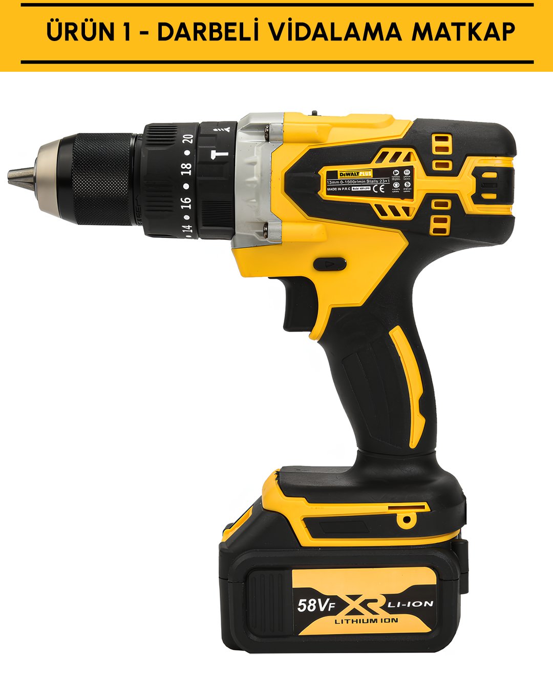 Dewalt Plus EEA392 Akülü Ultra 4lü Set Makina vidalama matkap özellikler