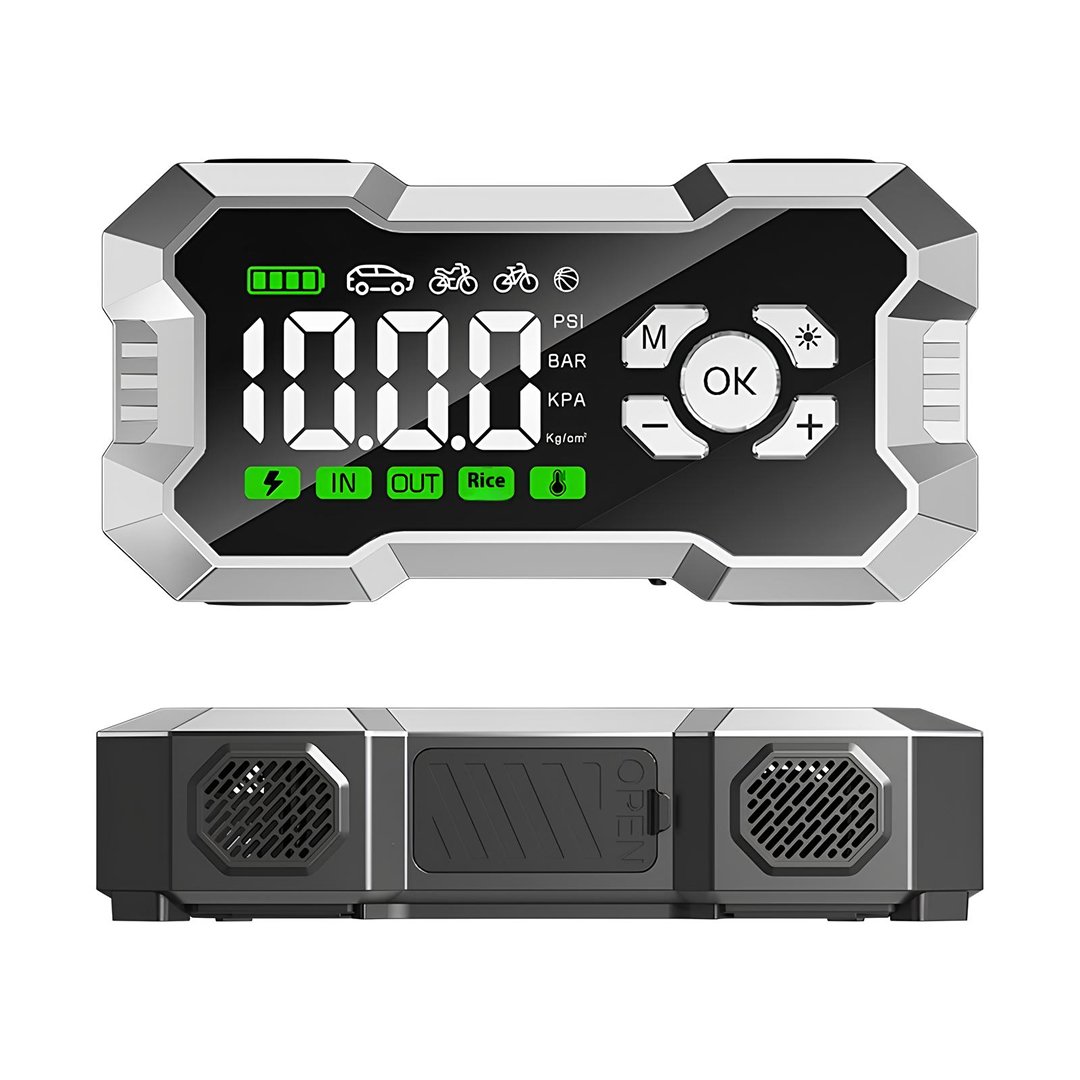 Dextel TF09 Taşınabilir Kablosuz Hava Kompresörü ve Akü Takviye Cihazı Seti kullanımı