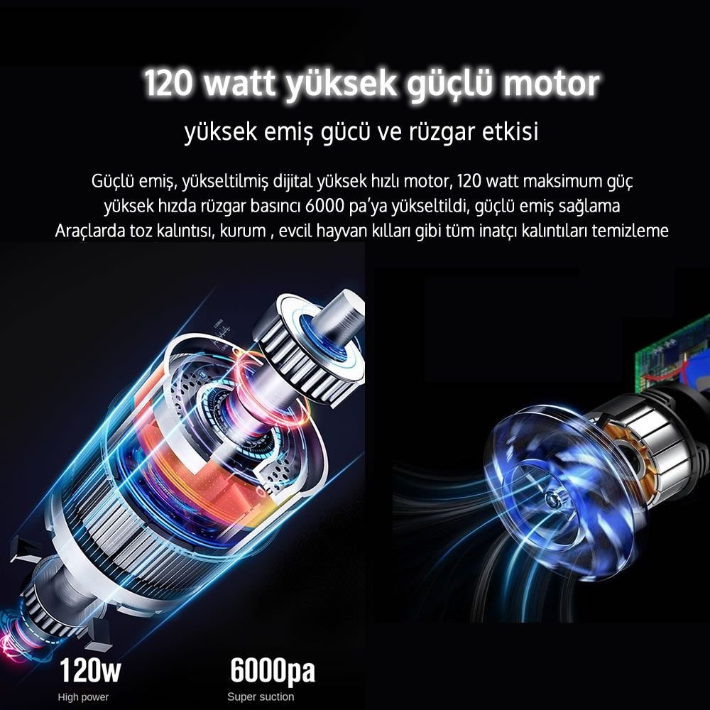 ekinler kablosuz mini süpürge