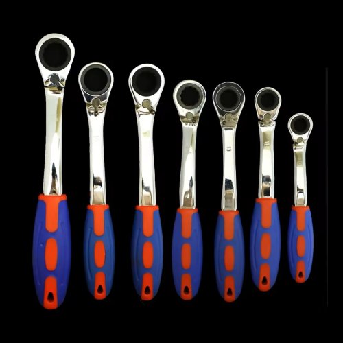 Ekinler El Aletleri EEA407 7li Paslanmaz Krom Kaplama Cırcır Anahtar Seti