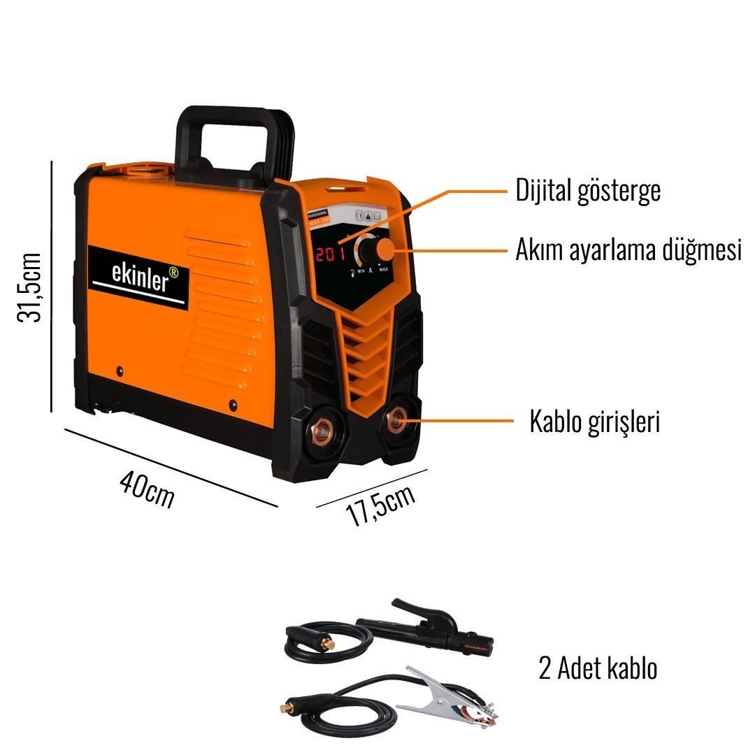 Ekinler mma200 kaynak makinesi teknik özellikleri