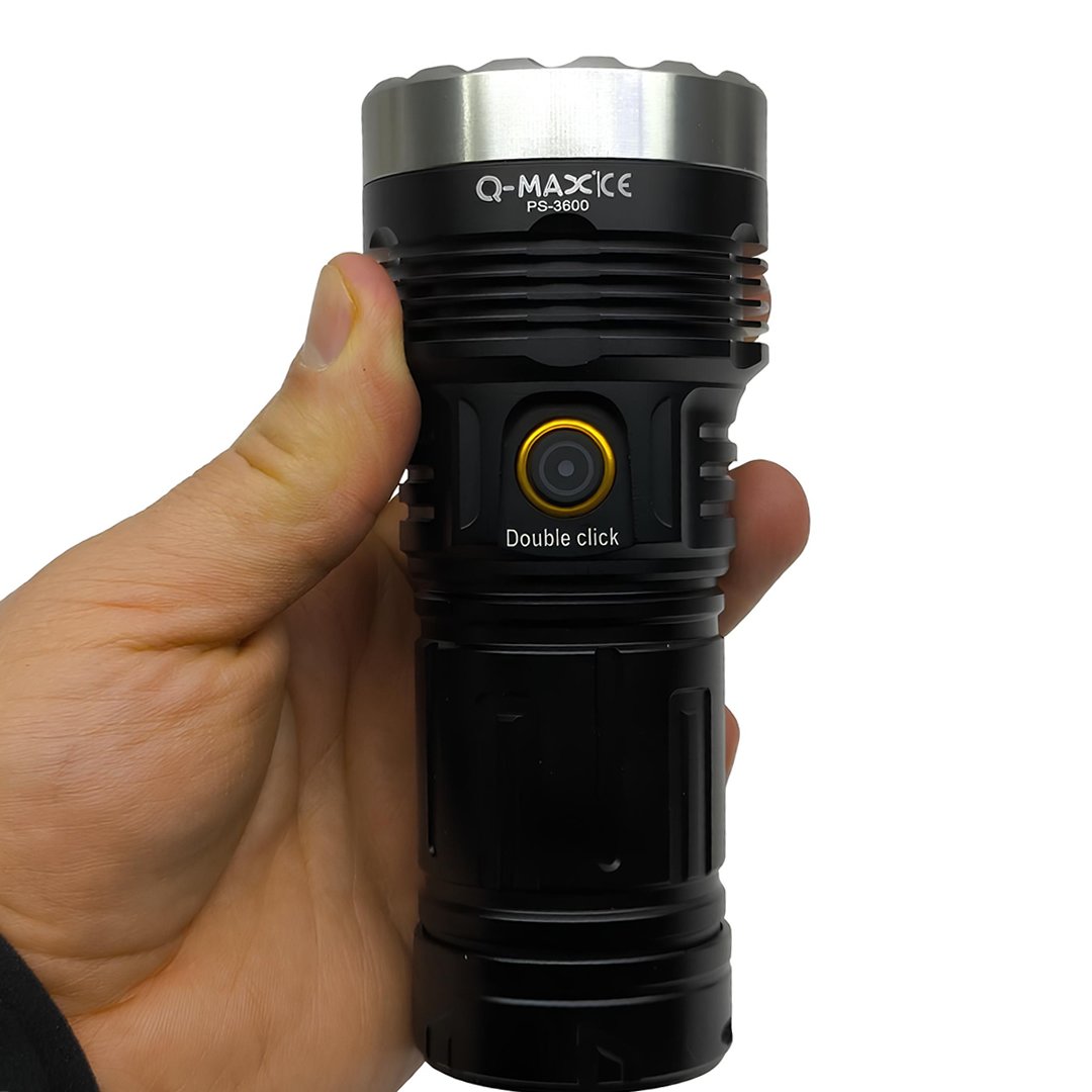 Farissu Q-MAX PS3600 Şarjlı Avcı El Feneri 3500 Lümen 7800 mAh Profesyonel Zoomlu Kamp Feneri özellikleri