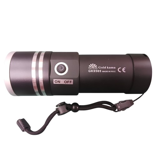 Gold Kama GK9565 Şarjlı El Feneri 100W 6000mAh Powerbank Zoomlu Ultra Güçlü LED Fener