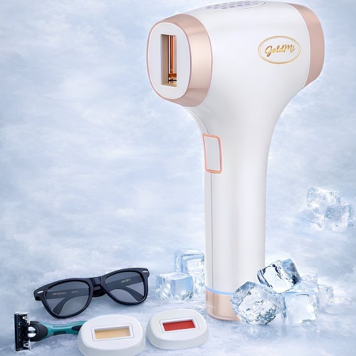 GoldMi IPL01 Buz Lazer Epilasyon Cihazı 21J | Sınırsız Atım, ICE Soğutma, Cilt Gençleştirme