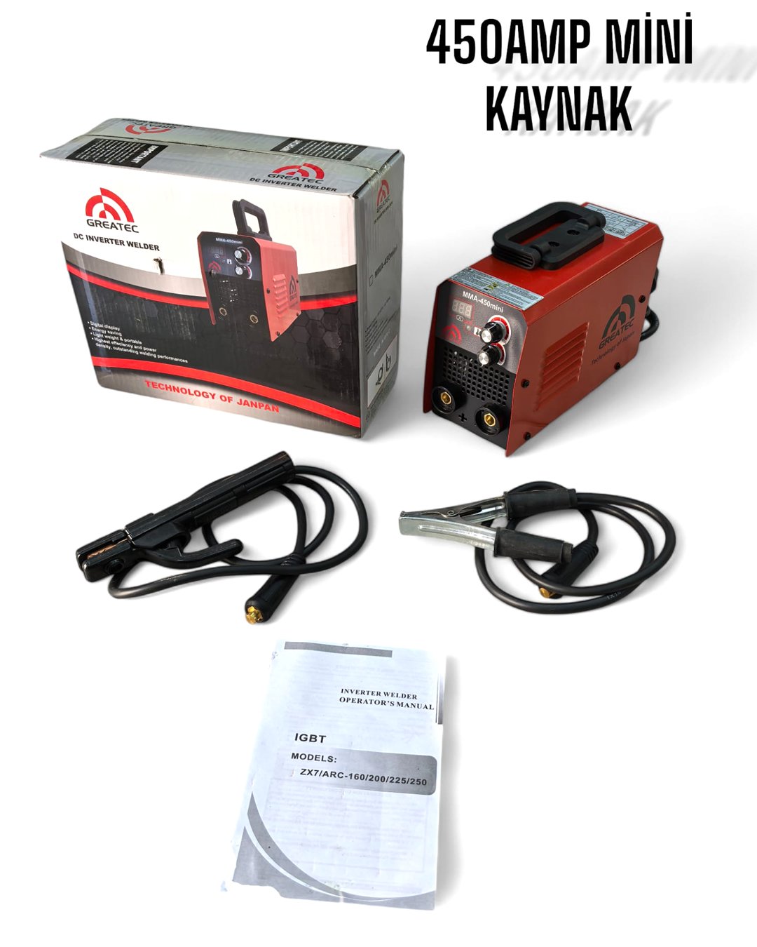 Gratec EEA346 MMA450 İnverter Turbo Çanta Kaynak Makinesi Mini model ve fiyatları