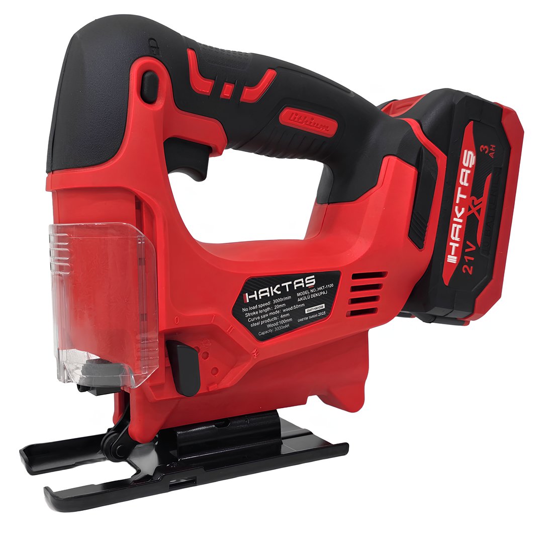 Haktaş HKT1025 Yeni Nesil Kırmızı 10 lu Kömürsüz Akülü Makine Seti 21V 3ah dekupaj