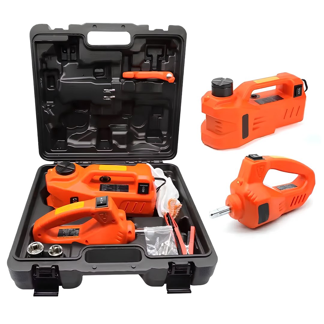 Rubikom EEA354 Elektrikli 5 Ton Hidrolik Kriko Hava Pompası Bijon Anahtarı Makine Krikosu