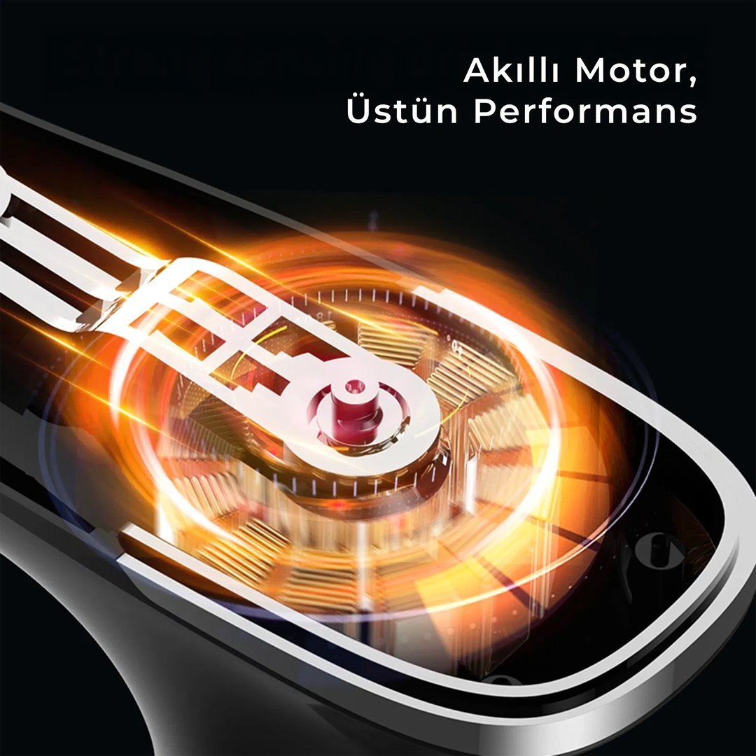 VENANDİN HB011 Çift Başlı Akıllı Masaj Aleti, 6 Hız Seviyesi, 3200 RPM Güçlü Motor, Sessiz Çalışma teknik özellikler