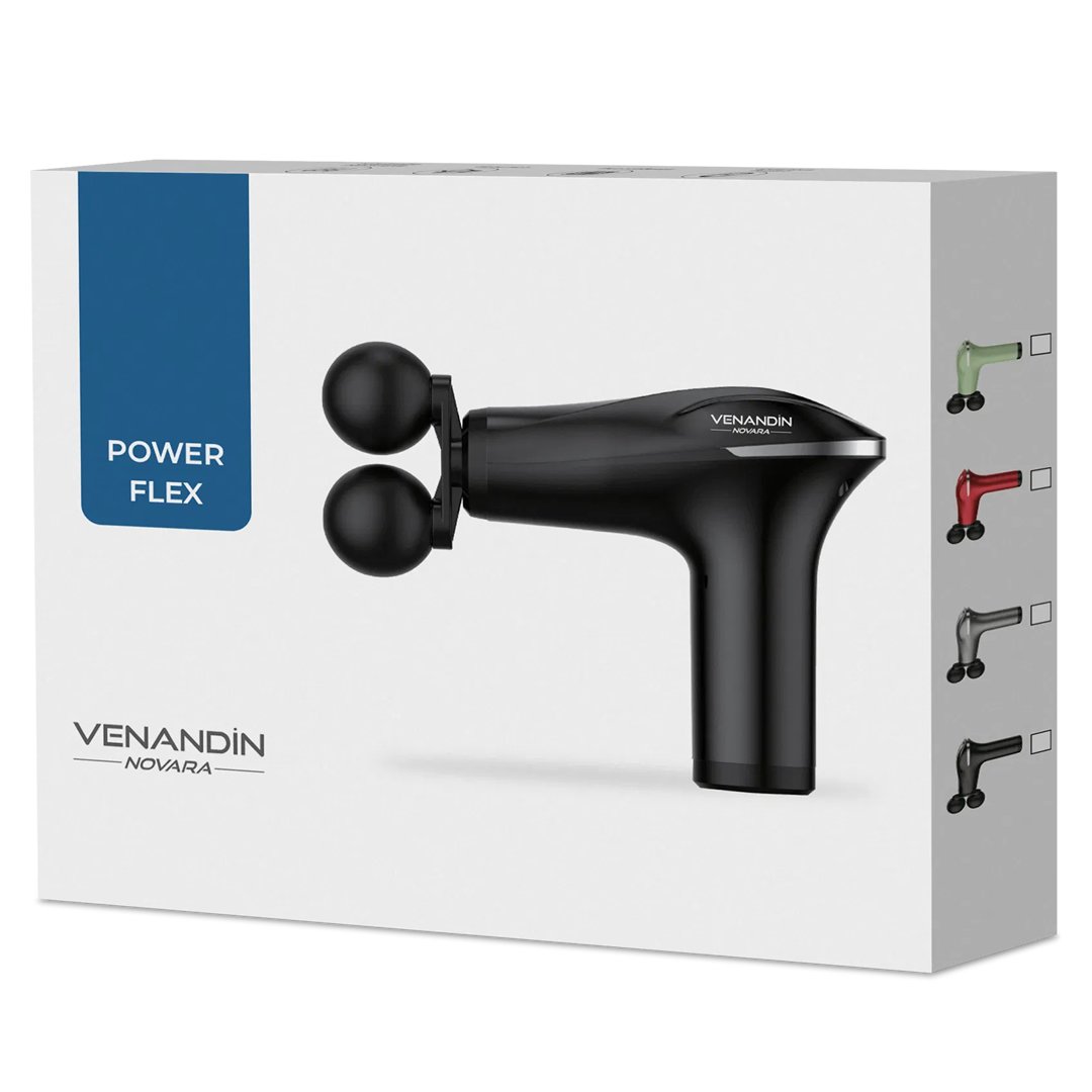 VENANDİN HB011 Çift Başlı Akıllı Masaj Aleti, 6 Hız Seviyesi, 3200 RPM Güçlü Motor, Sessiz Çalışma parçaları