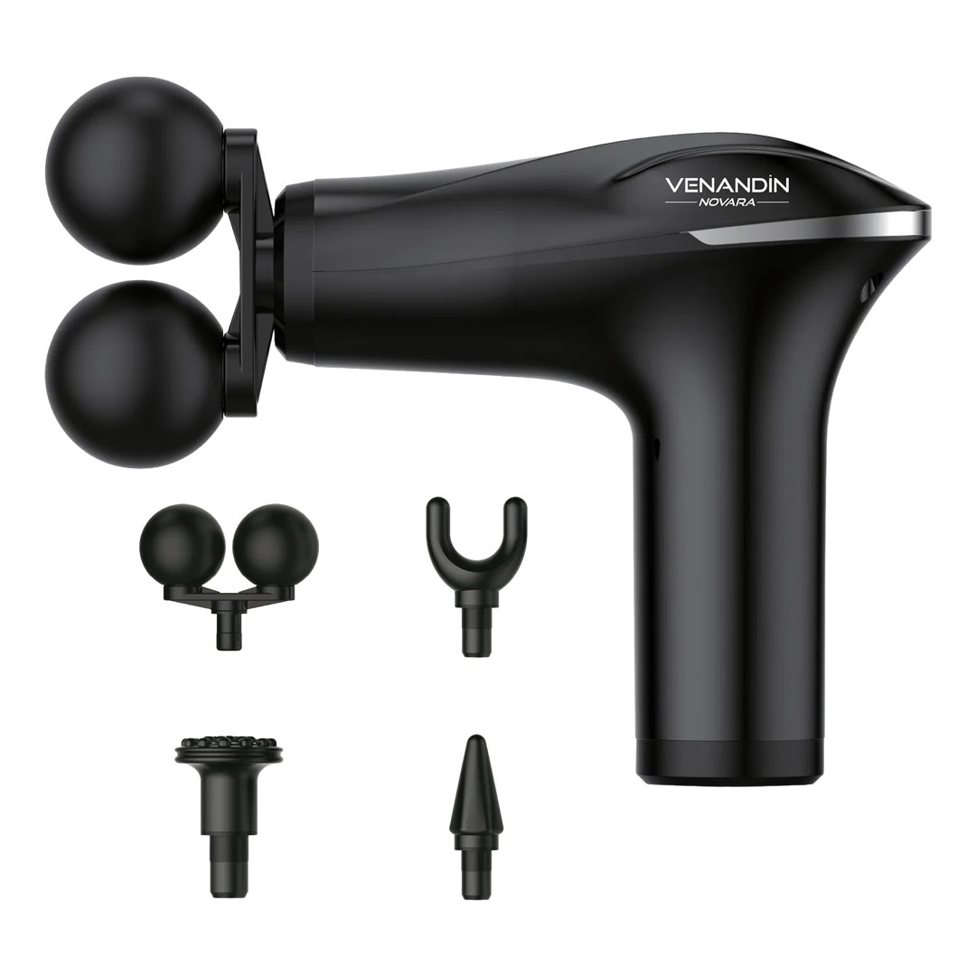 VENANDİN HB011 Çift Başlı Akıllı Masaj Aleti, 6 Hız Seviyesi, 3200 RPM Güçlü Motor, Sessiz Çalışma