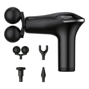 VENANDİN HB011 Çift Başlı Akıllı Masaj Aleti, 6 Hız Seviyesi, 3200 RPM Güçlü Motor, Sessiz Çalışma