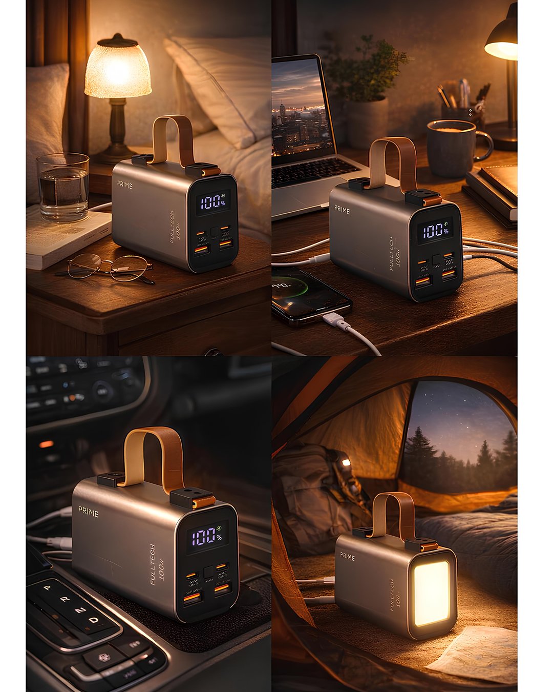 Venandin Opulix PWB60B1 60.000 mAh 120W PD Hızlı Şarj Powerbank – Entegre Kablolu, LED Göstergeli, Çoklu Cihaz Desteği kullanım alanları