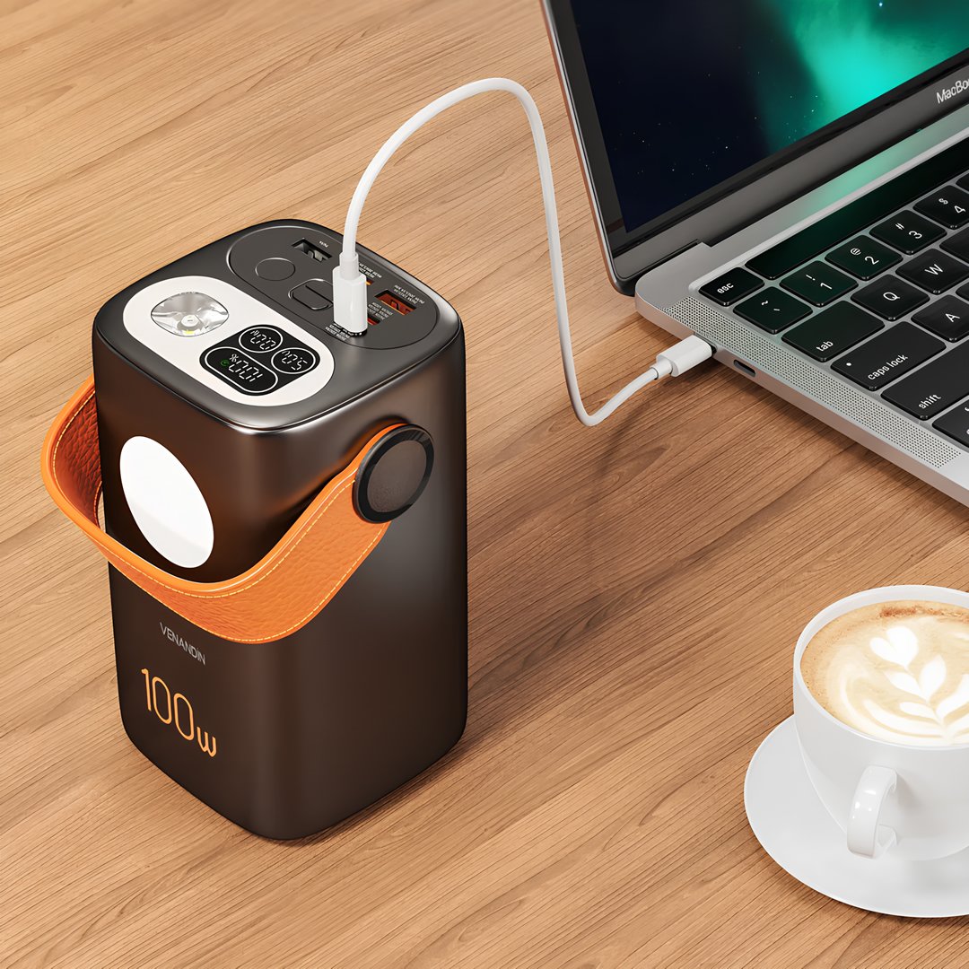 Venandin PWB60B2 60.000 mAh 100W PD Powerbank – Laptop Şarj Destekli, LED Göstergeli, Aydınlatmalı Ultra Güç kullanım alanları