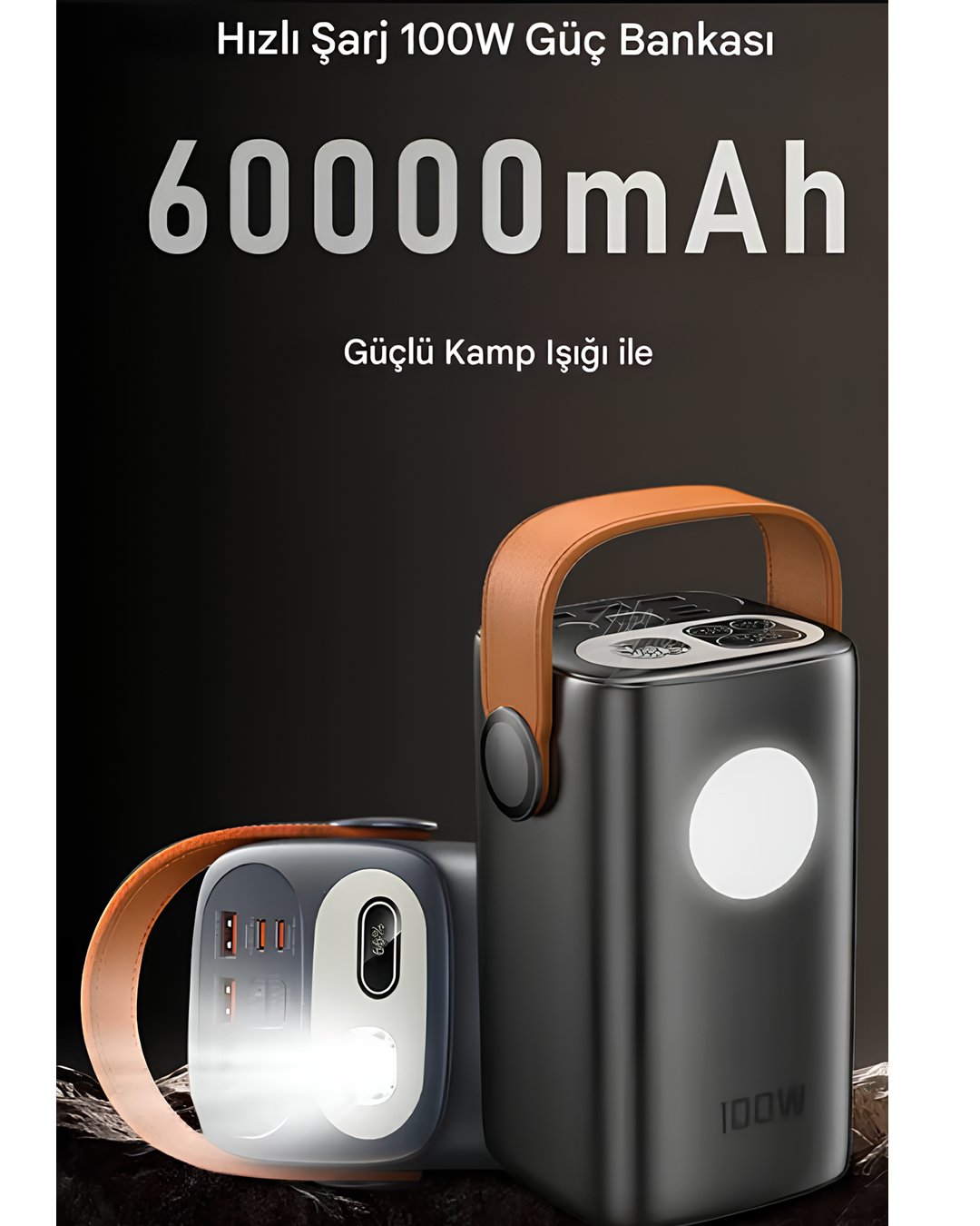 Venandin PWB60B2 60.000 mAh 100W PD Powerbank – Laptop Şarj Destekli, LED Göstergeli, Aydınlatmalı Ultra Güç özellikler