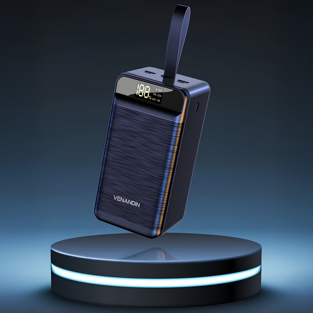 Venandin PWB80A1 80.000 mAh Powerbank 22.5W Hızlı Şarj – Entegre Kablolu, LED Göstergeli, Çoklu Çıkış özellikler